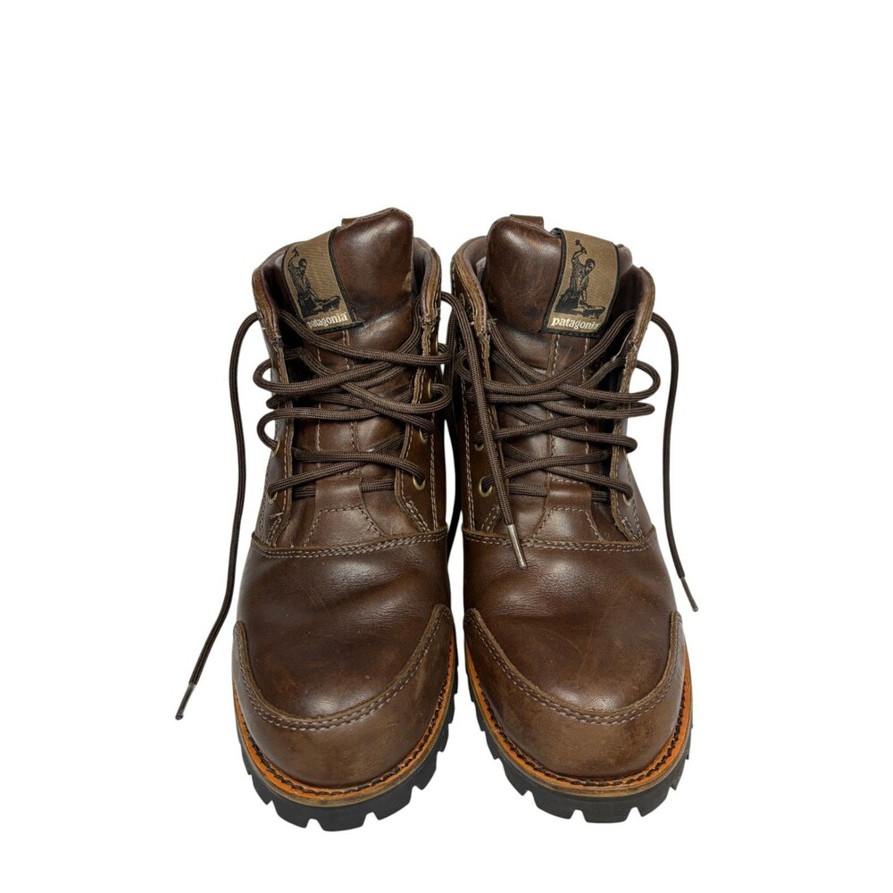 RARE Archival Patagonia Tin Shed 6" Waterproof Leather Boots Men's 10 Expresso